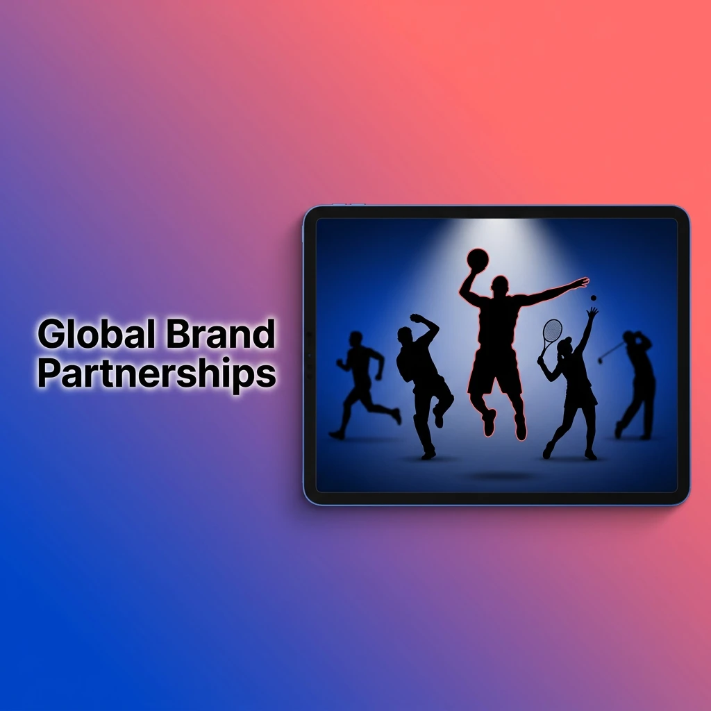 Global brand partnerships featuring football legend Totti and cricket star Brendon McCullum.