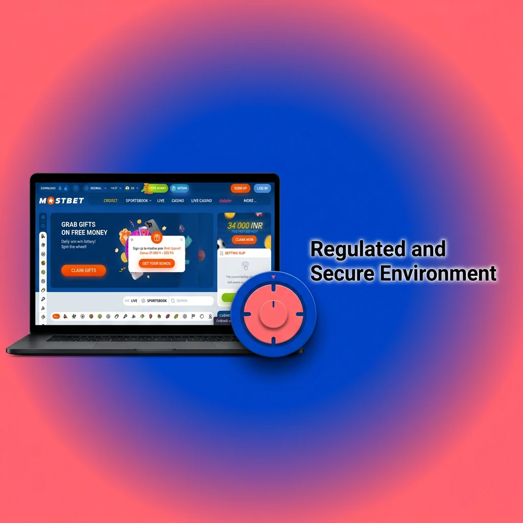 Mostbet's regulated and secure environment, licensed by Curaçao eGaming to guarantee data protection and fair play.